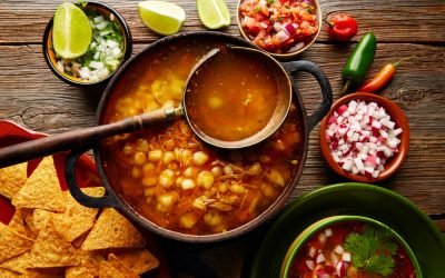 El pozole tradicional mexicano