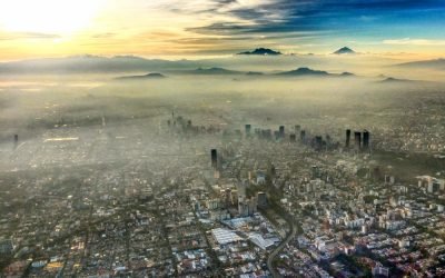 Panoramic view of Mexico City