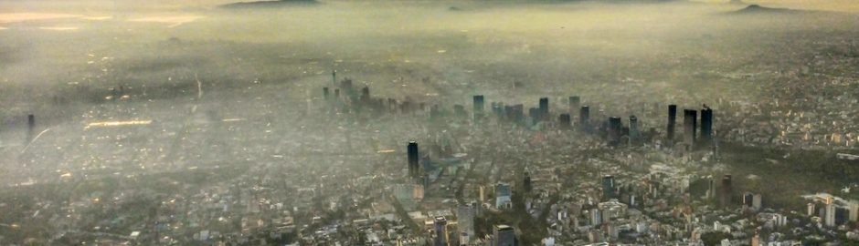 Panoramic view of Mexico City