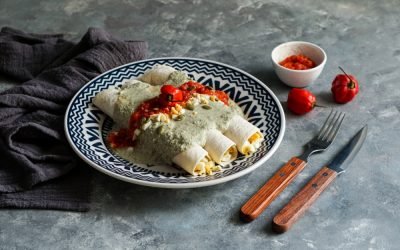 Papadzules plato gastronomía mexicana