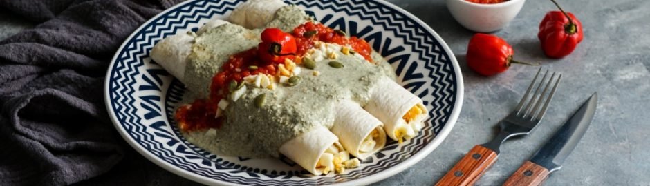 Papadzules Mexican gastronomy dish