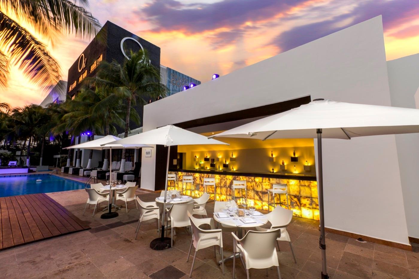 Equipos para hacer ejercicio en gimnasio en Hotel Oh! Cancun The Urban Oasis