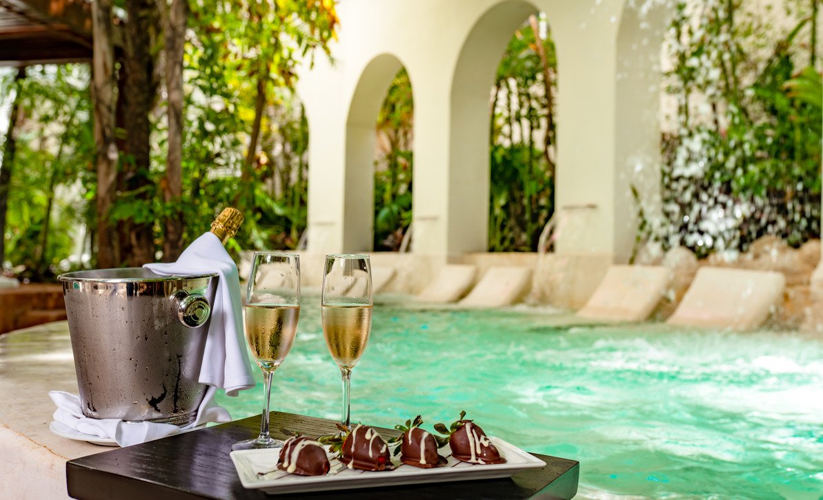 Toallas para Spa en Hotel Oasis Palm