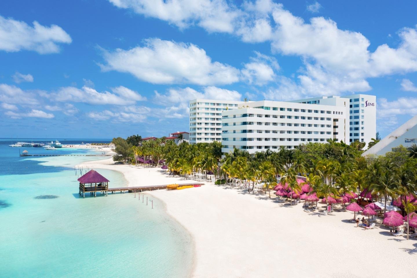 Arial view of the hotel